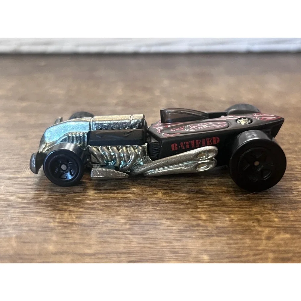 Hot Wheels Acceleracers‎ Rat-Ified Black W Red Loose Die Cast Fantasy Cars EUC